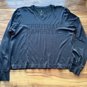 Spiritual gangster  long sleeve tee XS S